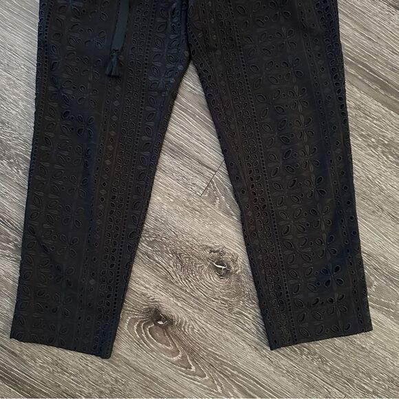 J Crew Pants Pull On Easy Eyelet Pants - Picture 2 of 6
